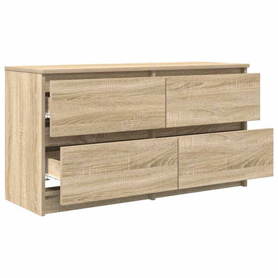 TV-taso Sonoma-tammi 100x35x54 cm tekninen puu