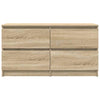 TV-taso Sonoma-tammi 100x35x54 cm tekninen puu