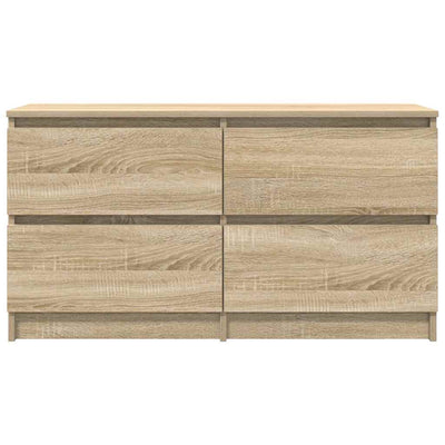 TV-taso Sonoma-tammi 100x35x54 cm tekninen puu