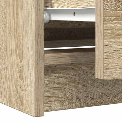 TV-taso Sonoma-tammi 100x35x54 cm tekninen puu