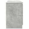 TV-taso betoninharmaa 100x35x54 cm tekninen puu