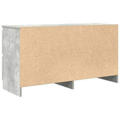 TV-taso betoninharmaa 100x35x54 cm tekninen puu