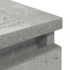 TV-taso betoninharmaa 100x35x54 cm tekninen puu
