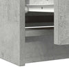 TV-taso betoninharmaa 100x35x54 cm tekninen puu