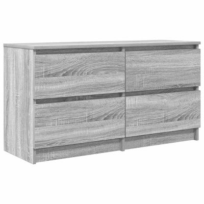 TV-taso harmaa Sonoma 100x35x54 cm tekninen puu