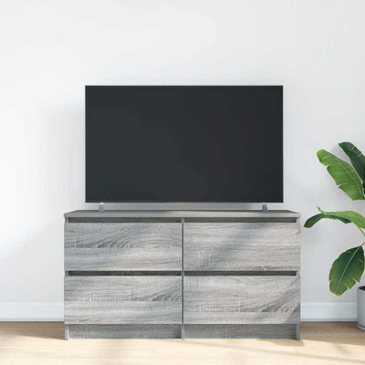 TV-taso harmaa Sonoma 100x35x54 cm tekninen puu