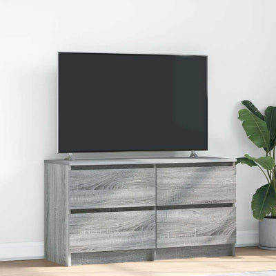 Harmaa tv-taso Dung 100x35x54cm (puinen)