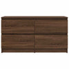 TV-taso ruskea tammi 100x35x54 cm tekninen puu