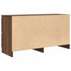 TV-taso ruskea tammi 100x35x54 cm tekninen puu