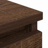 TV-taso ruskea tammi 100x35x54 cm tekninen puu