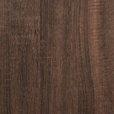 TV-taso ruskea tammi 100x35x54 cm tekninen puu