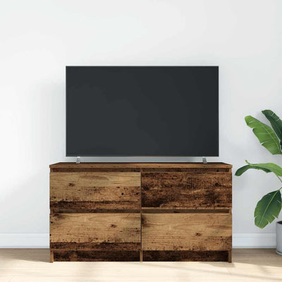 TV-taso vanhaa puuta 100x35x54 cm tekninen puu