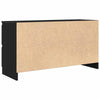 TV-taso musta 100x35x54 cm tekninen puu