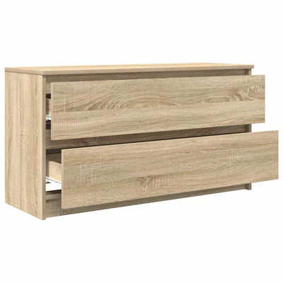 TV-taso Sonoma-tammi 100x35x54 cm tekninen puu