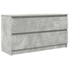 TV-taso betoninharmaa 100x35x54 cm tekninen puu