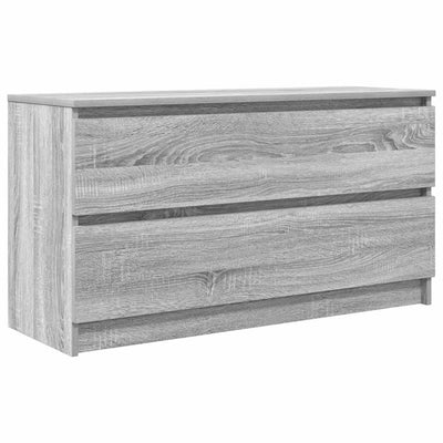 TV-taso harmaa Sonoma 100x35x54 cm tekninen puu