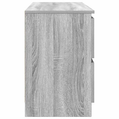TV-taso harmaa Sonoma 100x35x54 cm tekninen puu