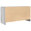 TV-taso harmaa Sonoma 100x35x54 cm tekninen puu