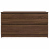 TV-taso ruskea tammi 100x35x54 cm tekninen puu