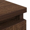 TV-taso ruskea tammi 100x35x54 cm tekninen puu