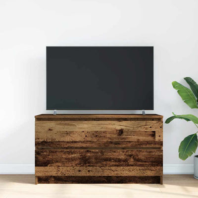 TV-taso vanhaa puuta 100x35x54 cm tekninen puu