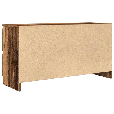 TV-taso vanhaa puuta 100x35x54 cm tekninen puu