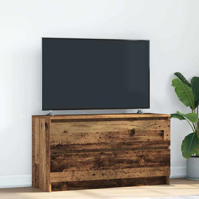 Vanha puu tv-taso Dung 100x35x54cm (puinen)