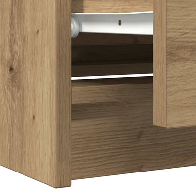 TV-taso artesaani tammi 100x35x54 cm tekninen puu