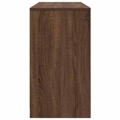 Työpöytä ruskea tammi 120x42x76 cm tekninen puu