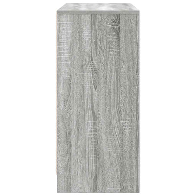 Senkki laatikoilla ja ovilla harmaa sonoma 70,5x34x74,5 cm