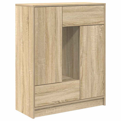 Senkki laatikoilla ja ovilla Sonoma-tammi 73x31x90 cm