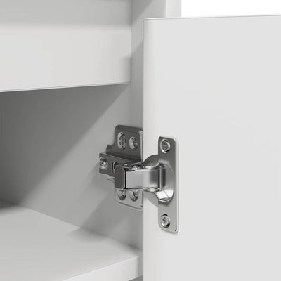 Valkoinen kenkäkaappi Cmerata 57x34x76cm (puinen)