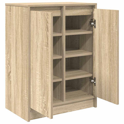 Kenkäkaappi Sonoma-tammi 57x34x76 cm tekninen puu