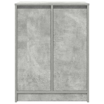 Kenkäkaappi betoninharmaa 57x34x76 cm tekninen puu