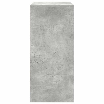 Betoninharmaa kenkäkaappi Cmerata 57x34x76cm (puinen)