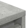 Kenkäkaappi betoninharmaa 57x34x76 cm tekninen puu