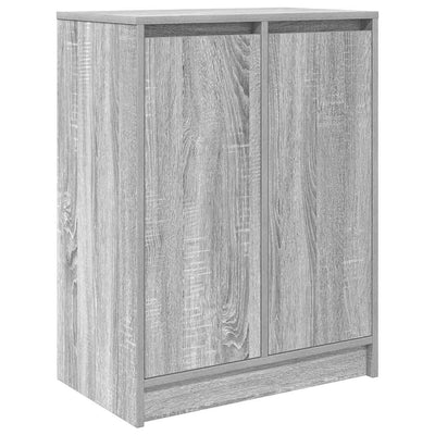 Kenkäkaappi harmaa Sonoma 57x34x76 cm tekninen puu