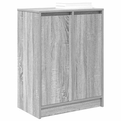 Kenkäkaappi harmaa Sonoma 57x34x76 cm tekninen puu