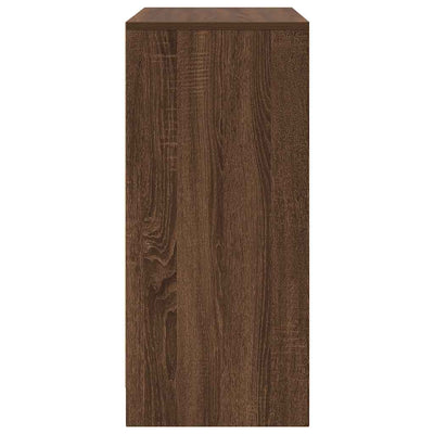Kenkäkaappi ruskea tammi 57x34x76 cm tekninen puu