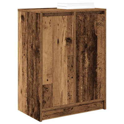 Vanha puu kenkäkaappi Cmerata 57x34x76cm (lastulevy)