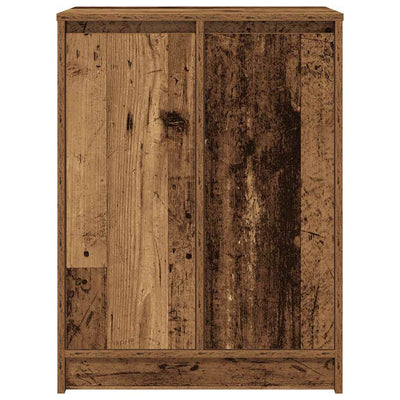 Vanha puu kenkäkaappi Cmerata 57x34x76cm (lastulevy)