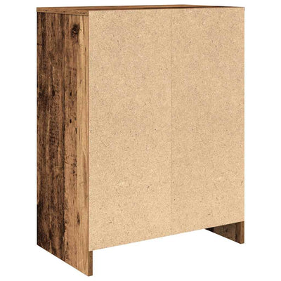 Vanha puu kenkäkaappi Cmerata 57x34x76cm (lastulevy)