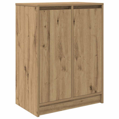 Kenkäteline ruskea tammi 57x34x76 cm tekninen puu