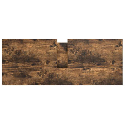 Kylpyhuoneen allaskaappi laatikoilla savutammi 90x34,5x60 cm