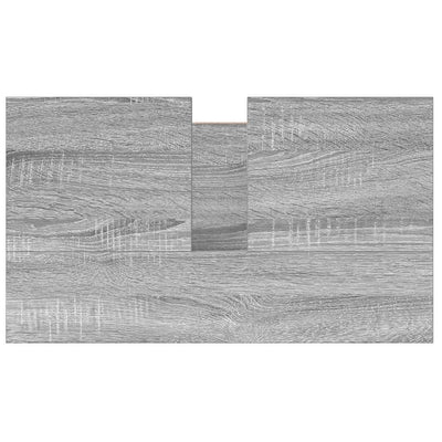 Harmaa sonoma kylpyhuoneen allaskaappi laatikoilla Samoila 60x34,5x60cm