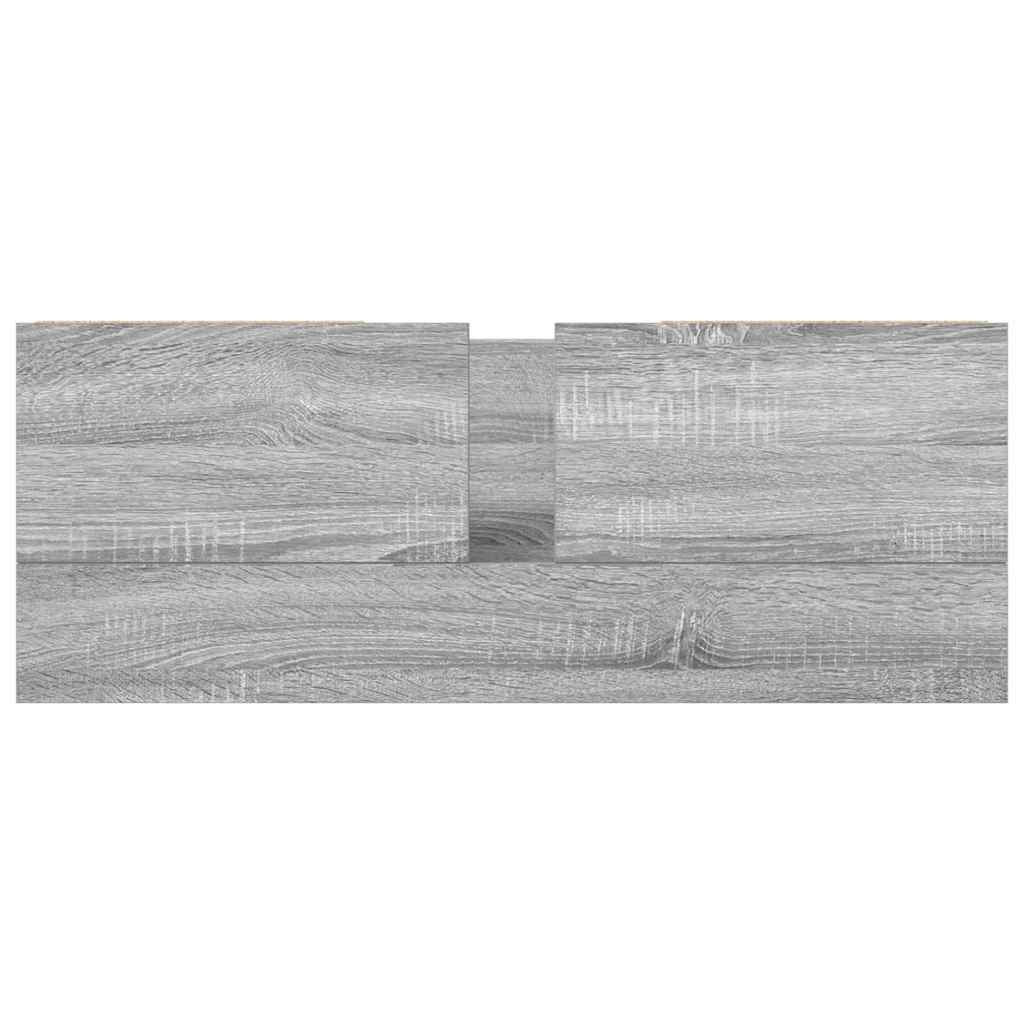 Harmaa pesuallaskaappi laatikoilla Ismedula 90x34,5x60cm