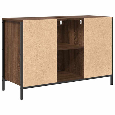 Allaskaappi Laatikoilla ruskea tammi 90x34,5x60 cm