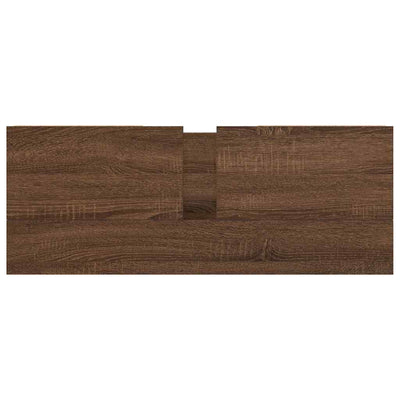 Allaskaappi Laatikoilla ruskea tammi 90x34,5x60 cm