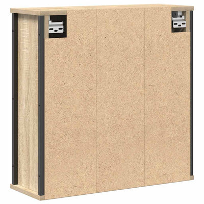 Sonoma tammi kylpyhuoneen seinäkaappi peilillä Inculet 60x21x60cm