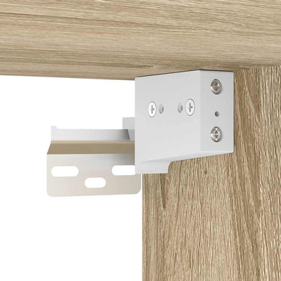 Sonoma tammi kylpyhuoneen seinäkaappi peilillä Inculet 60x21x60cm